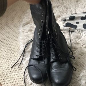 Steve Madden combat boots
